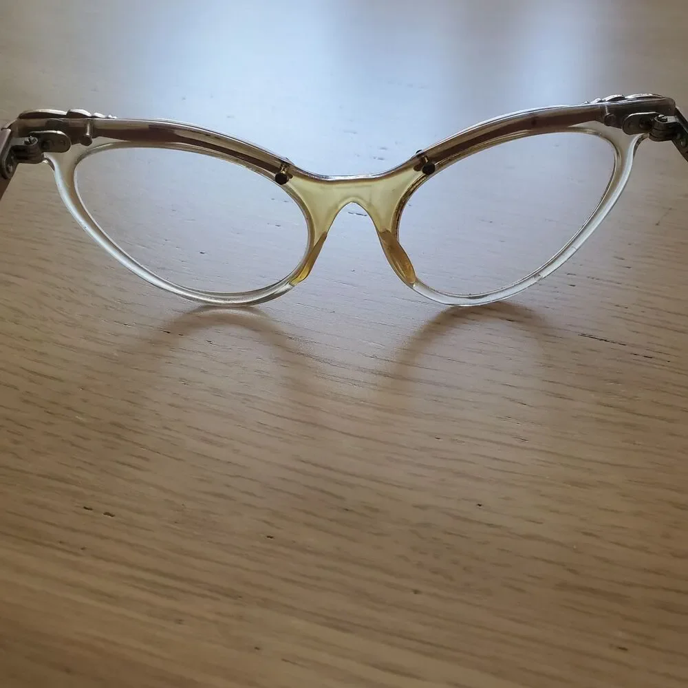 Vintage 50s Donald Pliner Cat Eye Glasses